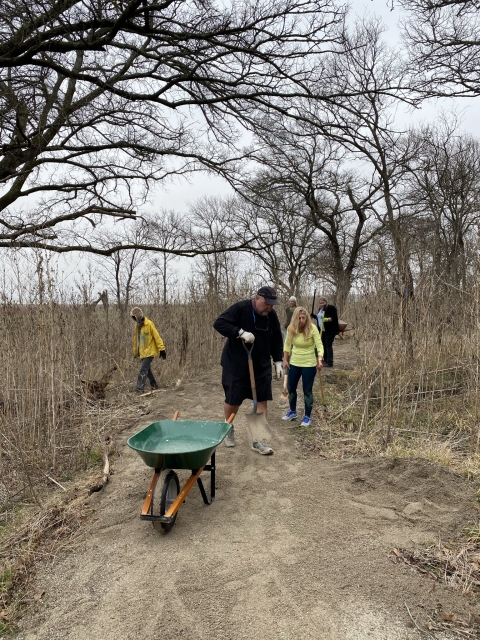 Volunteers Doing Trail Maintenance