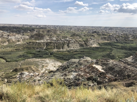 View of Canada Badlands 