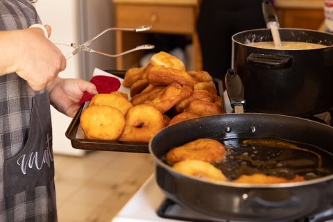 deep frying fry bread