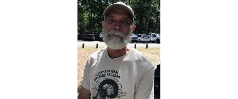 Jim Godwin, an Auburn University biologist and indigo expert smiles at the camera.