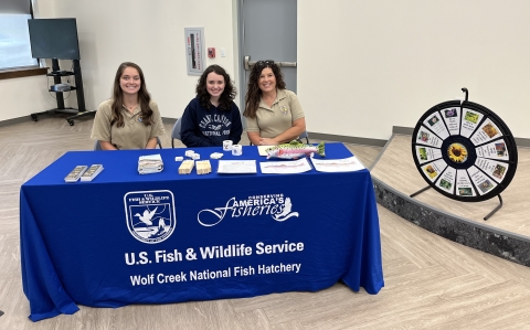 USFWS staff at event 