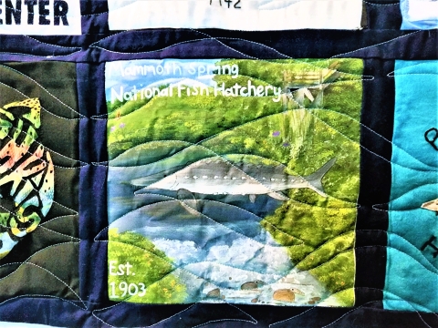 FAC Quilt at Mammoth Spring National Fish Hatchery