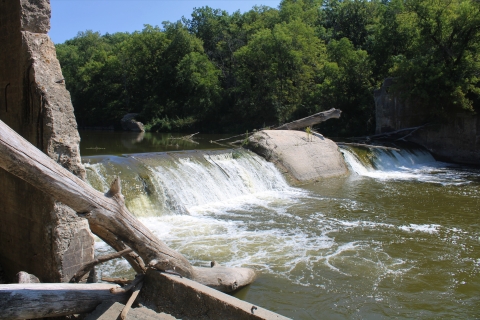 Upper Dam on the Upper Iowa River