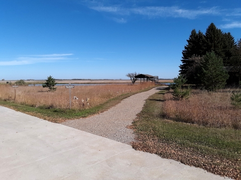 J. Clark Salyer National Wildlife Refuge Observation Walk Entrance