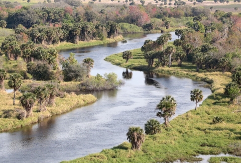 A winding river