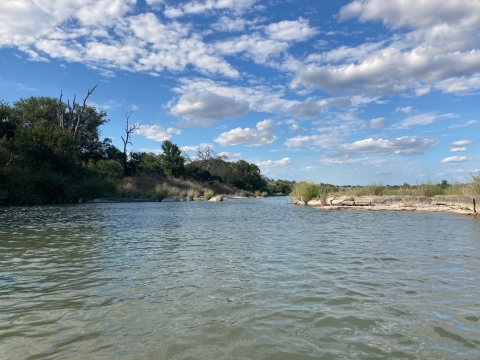San Saba River in Central Texas