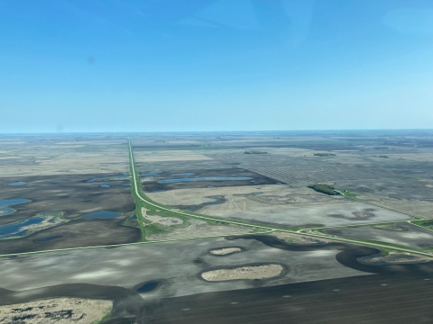 aerial view of landscape