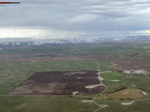 aerial view of landscape 