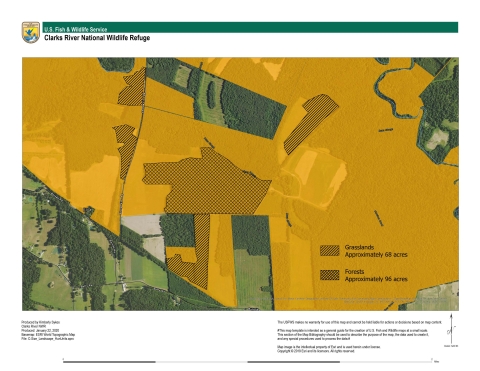 Map of possible prescribed burn areas. For more info contact 270-527-5770.