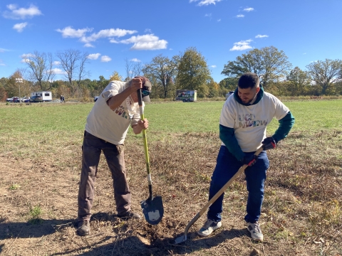 Native Tree Planting event at Great Swamp NWR