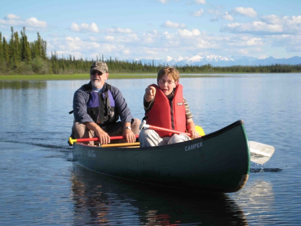 Canoeing on Deadman lake TNWR