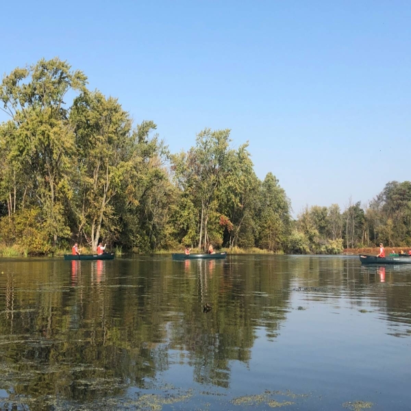 Canoeing at Trempealeau National Wildlife Refuge