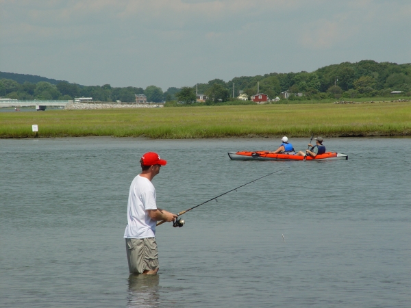 Fly fishing at JHC Refuge