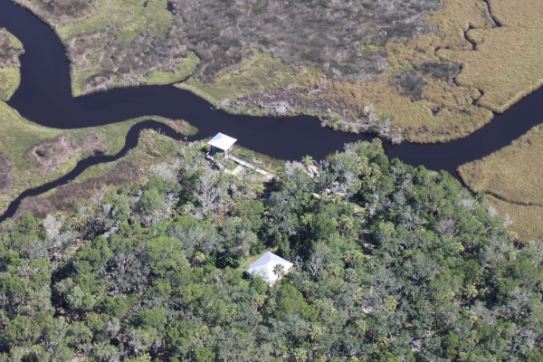 Aerial of Chassahowitzka National Wildlife Refuge 