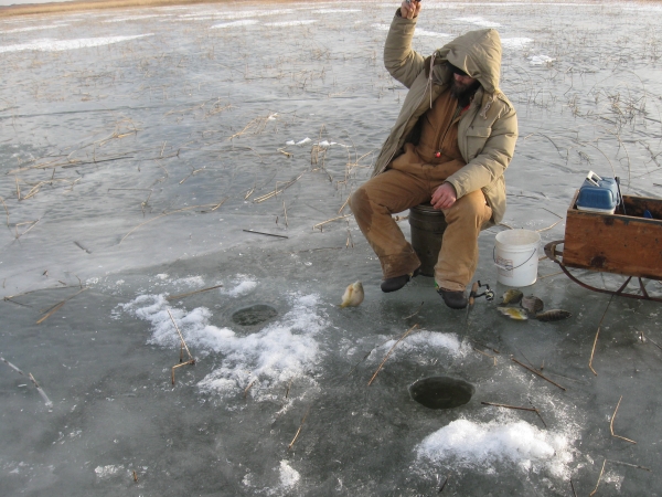 Bluegill fishing at Valentine NWR