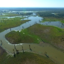 Aerial view of the Felsenthal basin