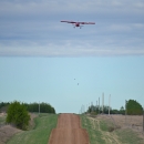 Pilot biologists survey Coronation Transect within Alberta during the WBPHS