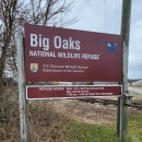 Entrance sign at Big Oaks National Wildlife Refuge