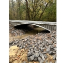 Photo of arch which facilitates fish passage in St. Clair County, Alabama.