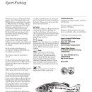 Image of the front page of the Sport Fishing Fact Sheet with text and graphics