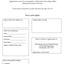 Thumbnail of the application form.