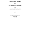 Annual Operations Plan - Clearwater