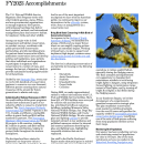 Migratory Bird Program FY2023 Accomplishments