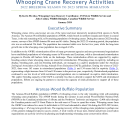 Whooping Crane Recovery Activities: 2022 Breeding Season to 2023 Spring Migration
