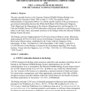 Memorandum of Agreement between The White Earth Band of the Minnesota Chippewa Tribe and the U.S. Fish and Wildlife Service for the Tamarac National Wildlife Refuge