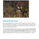 2024 NCTC Deer Hunt Printable Webpage