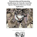 Recovery Permit Bat Application Tips