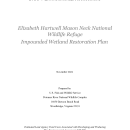 Draft Environmental Assessment E.H. Mason Neck NWR Impoundment Wetland Restoration Plan