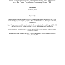 Field optimization of eDNA markers as an early detection tool for Grass Carp in the Sandusky River, OH.