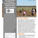 The Tribal Alliance For Pollinators: Restoring Pollinator Habitat on Tribal Lands in Oklahoma Case Study Handout