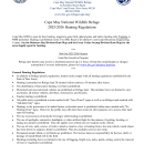 Cape May NWR Hunting Regs 2025-26