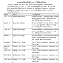 Calendar of Events at Mackay Island National Wildlife Refuge