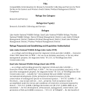 Draft Compatibility Determination: Third Party Research, Scientific Collecting and Surveys