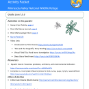 Pond Insect Investigation Distance Learning Packet (grades 2-3)