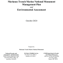 Mariana Trench Marine National Monument - Draft Monument Management Plan - EA