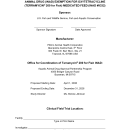 STUDY PROTOCOL FOR AN AQUACULTURE INVESTIGATIONAL NEW ANIMAL DRUG (INAD) EXEMPTION FOR OXYTETRACYCLINE (TERRAMYCIN® 200 for Fish) MEDICATED FEED (INAD #9332)