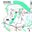 Harris Neck NWR Trail Map