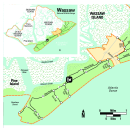 Trail map of Wassaw NWR