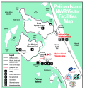 Pelican Island Visitor Facilities Map