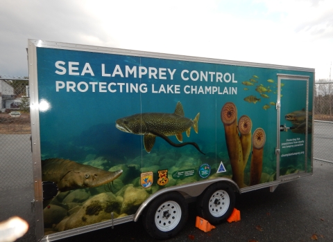 Sea Lamprey Control goes on the road to protect Lake Champlain.