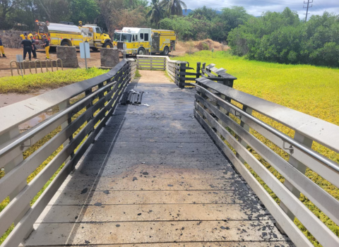 Burned ramp to Betty Bliss overlook